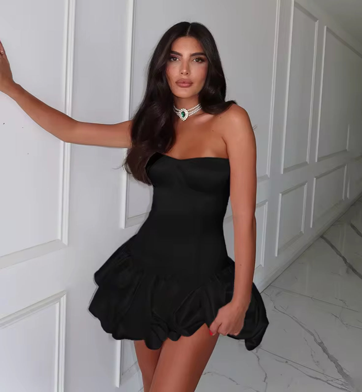 Phoebe-Mini Dress-Black