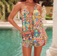 Amore-Two Piece Short Set-Multicoloured