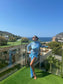 Alice-Side Tie Starfish Dress-Blue